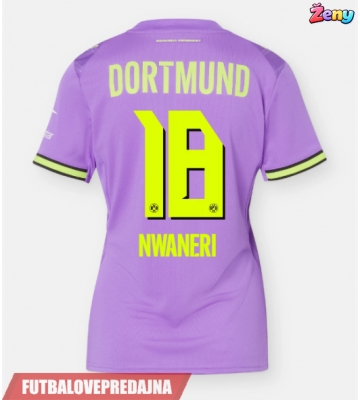 Lacne Ženy Futbalové dres Borussia Dortmund Ethan Nwaneri #18 2026-27 Krátky Rukáv - Tretina